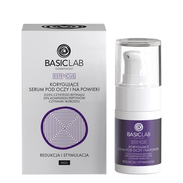 Korygujące serum pod oczy z retinalem 0,03%
